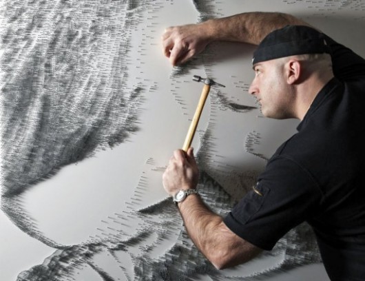 Arte con clavos